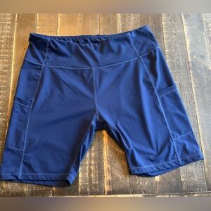 Baleaf Navy Blue Athletic Bike Shorts